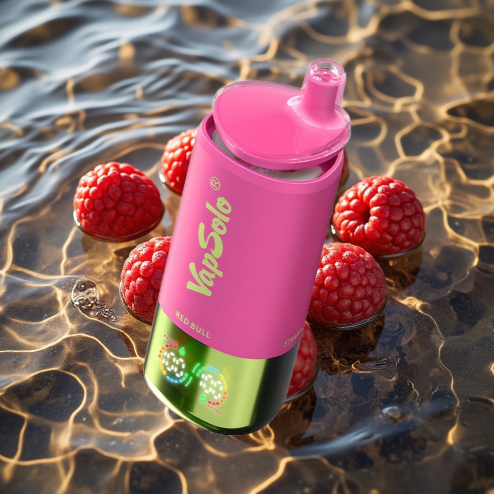 VapSolo Triple 30000 Puffs Disposable Vape - Red Bull, 40ml E-Liquid, Type-C Charging