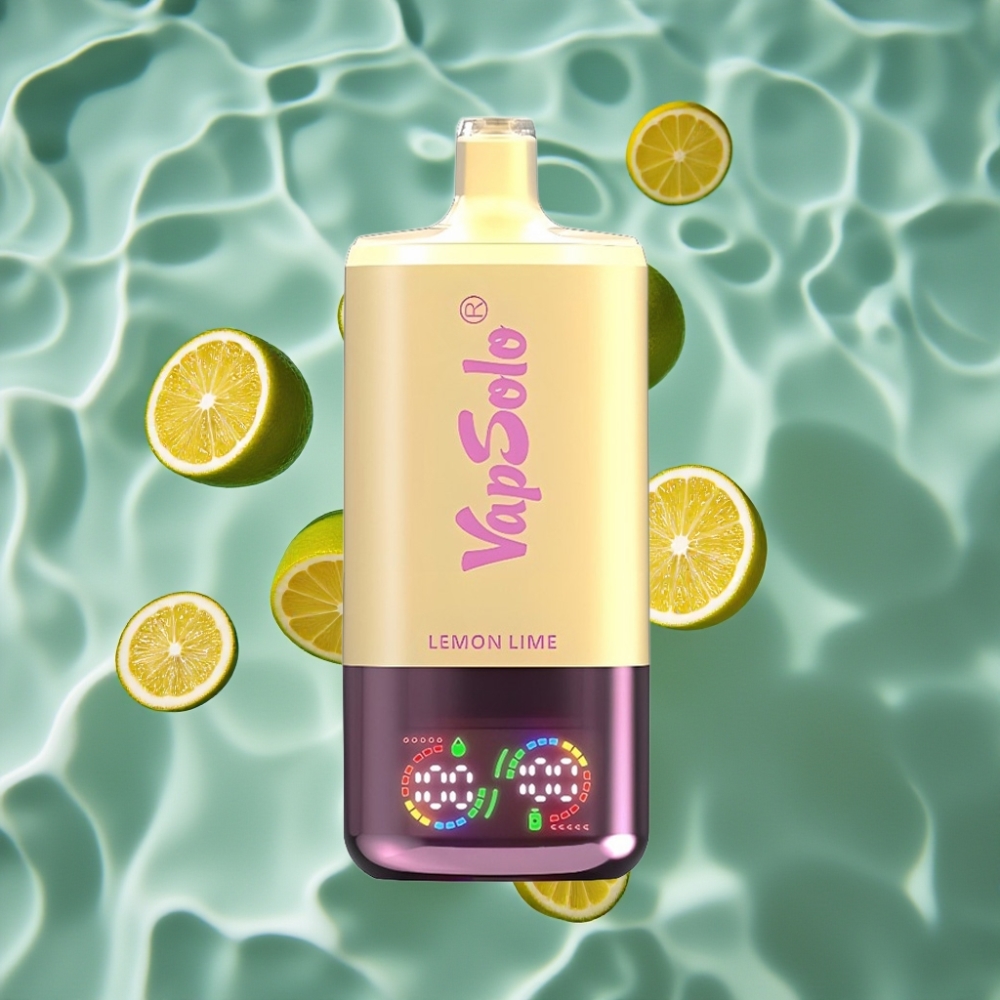 Vapsolo Triple 30000 Puffs Lemon Lime Disposable Vape with 40ml E-Liquid & Type-C Charging