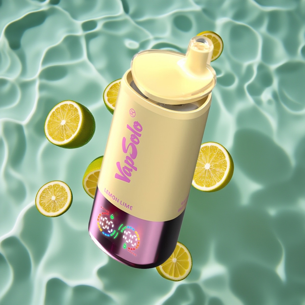 Vapsolo Triple 30000 Puffs Lemon Lime Disposable Vape with 40ml E-Liquid & Type-C Charging