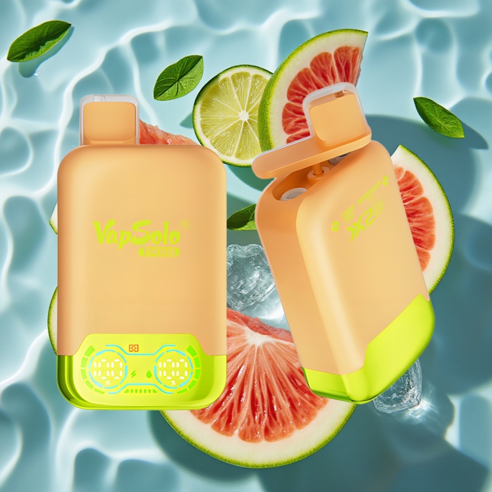 Vapsolo Twins 20000 Puffs Disposable Vape - Lemon Lime & Watermelon Ice, 40ml E-Liquid, Type-C Charging
