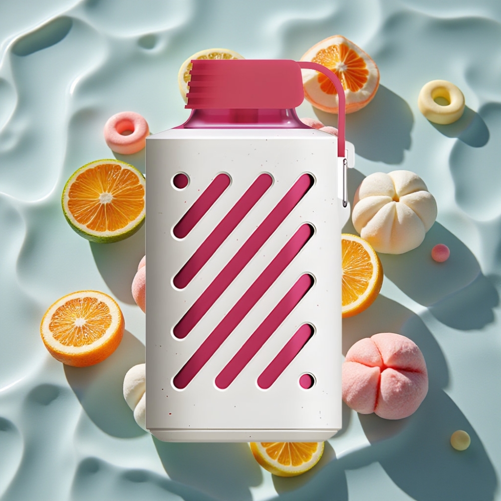 VOZOL GEAR 10000 Disposable Vape Cotton Candy - 10000 Puffs, 20ml E-Liquid, VAMT Mesh Coil, 65% PCR Materials