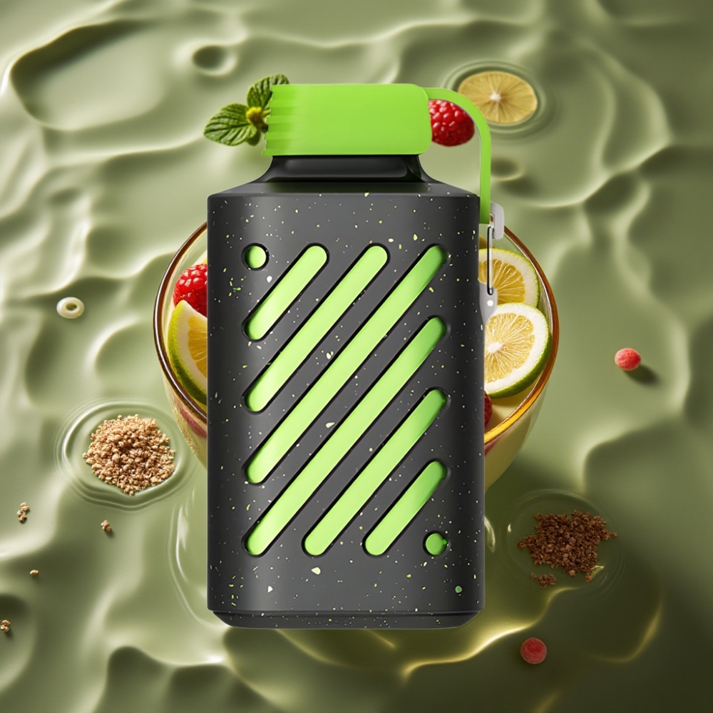 VOZOL GEAR 10000 Disposable Vape - Matcha Chocolate Cream, 10000 Puffs, 20ml E-liquid, VAMT Mesh Coil, 65% PCR Materials