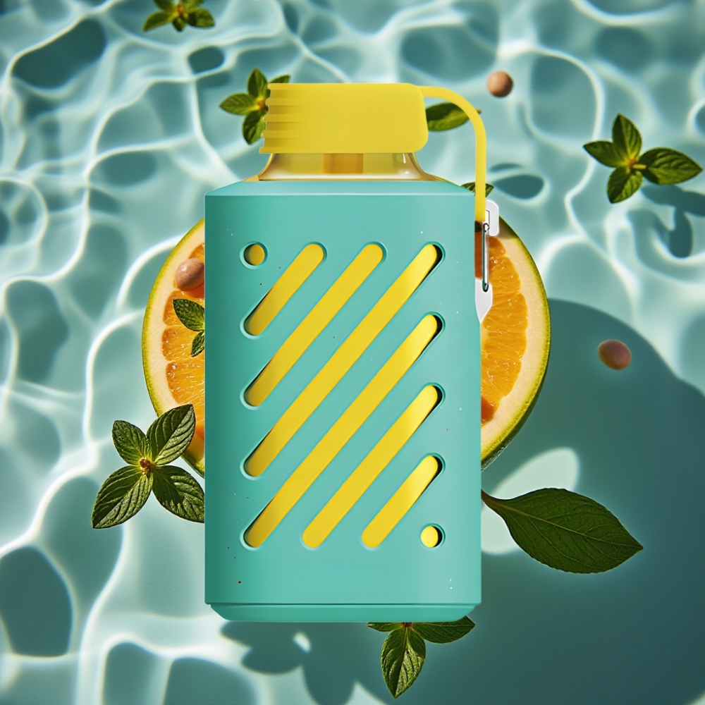 VOZOL GEAR 10000 Disposable Vape - Miami Mint Flavor, 10000 Puffs, 20ml E-liquid, VAMT Mesh Coil