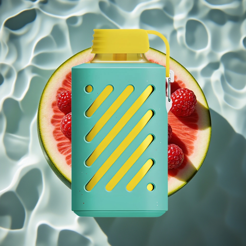 VOZOL GEAR 10000 Disposable Vape - Raspberry Watermelon, 10000 Puffs, 20ml E-liquid, VAMT Mesh Coil