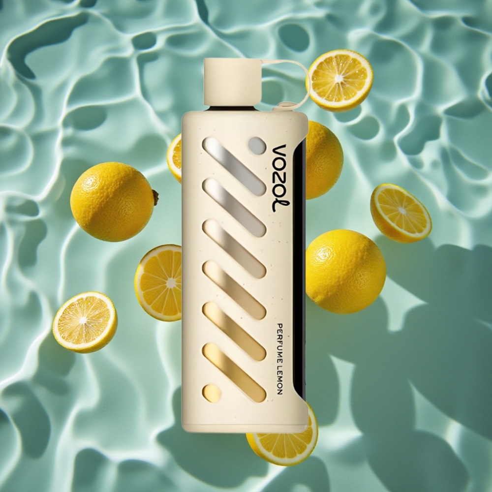 VOZOL Gear Shisha 25000 Puffs Disposable Vape - Perfume Lemon, 5mg/ml, 1000mAh, Dual Mesh