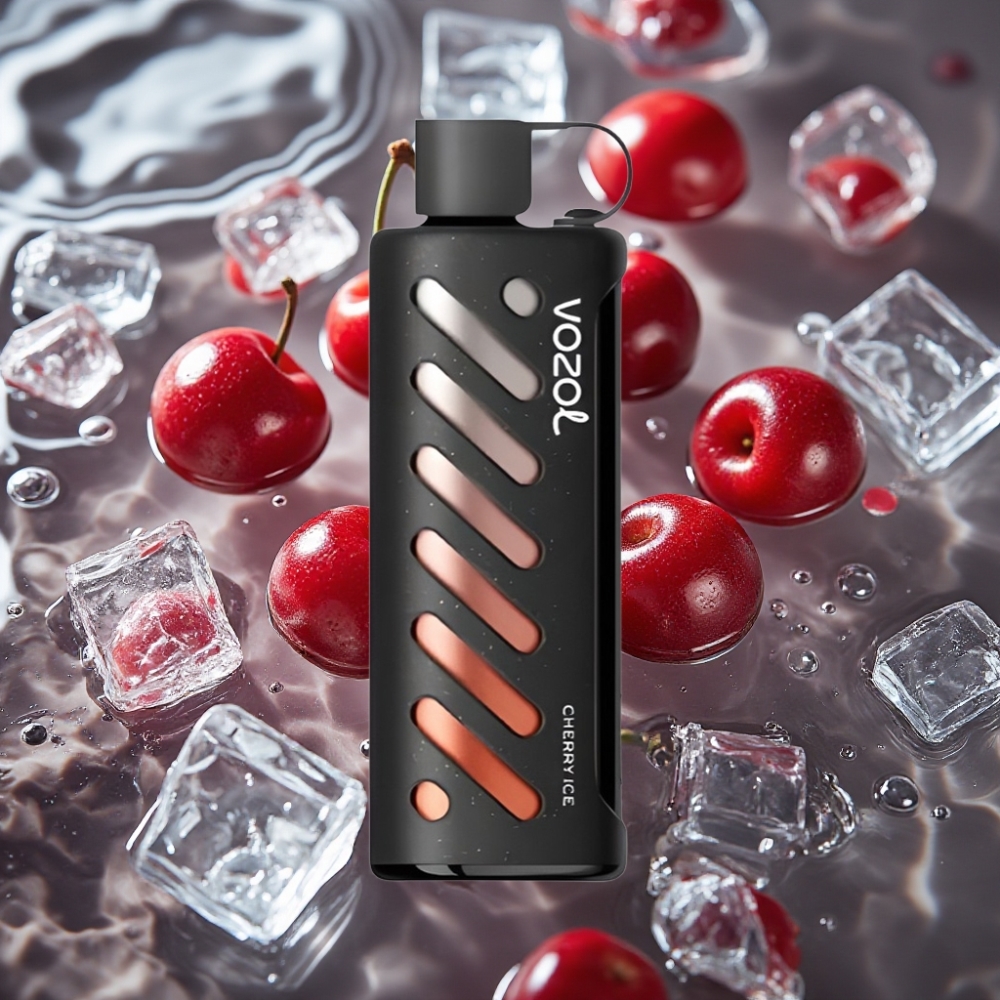 VOZOL Gear Shisha 25000 Puffs Dual Mesh Cherry Ice Disposable Vape with S.i.L.C Tech 1000mAh