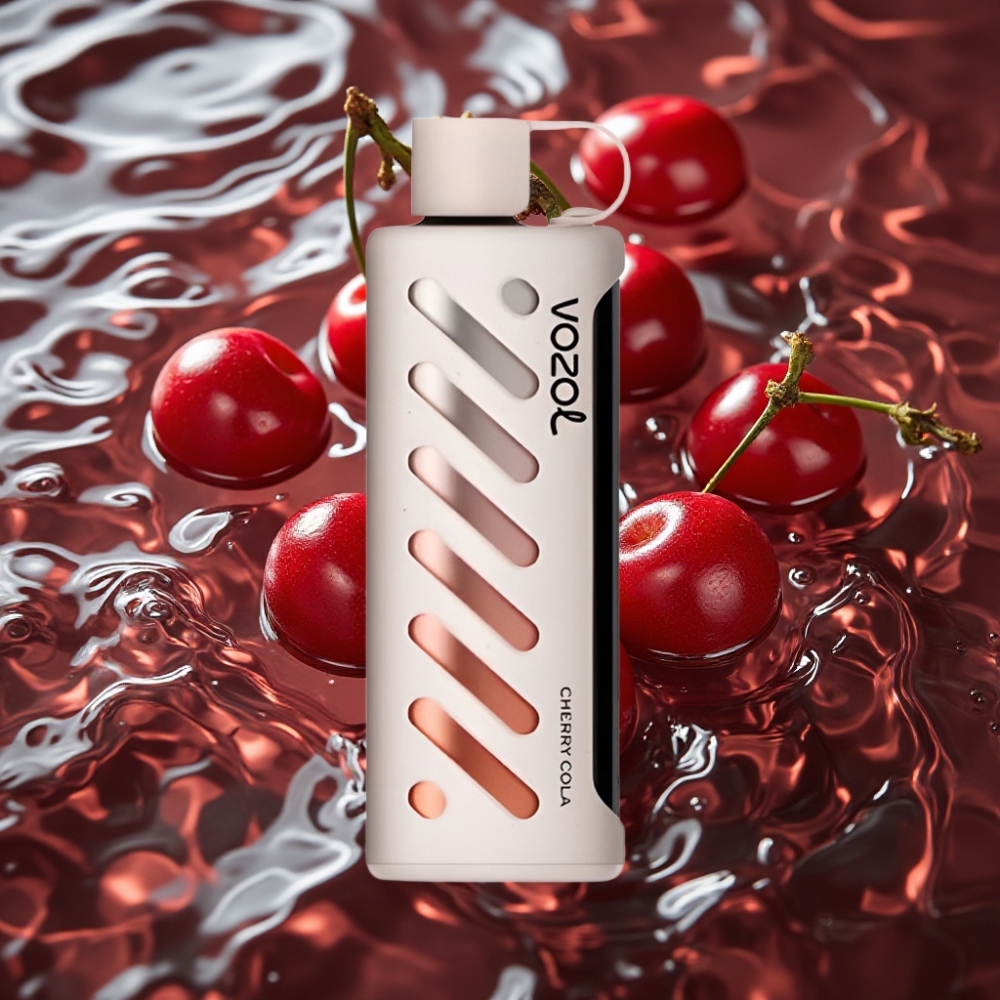 VOZOL Gear Shisha 25000 Puffs Dual Mesh Disposable Vape Cherry Cola 5mg S.i.L.C Tech 1000mAh