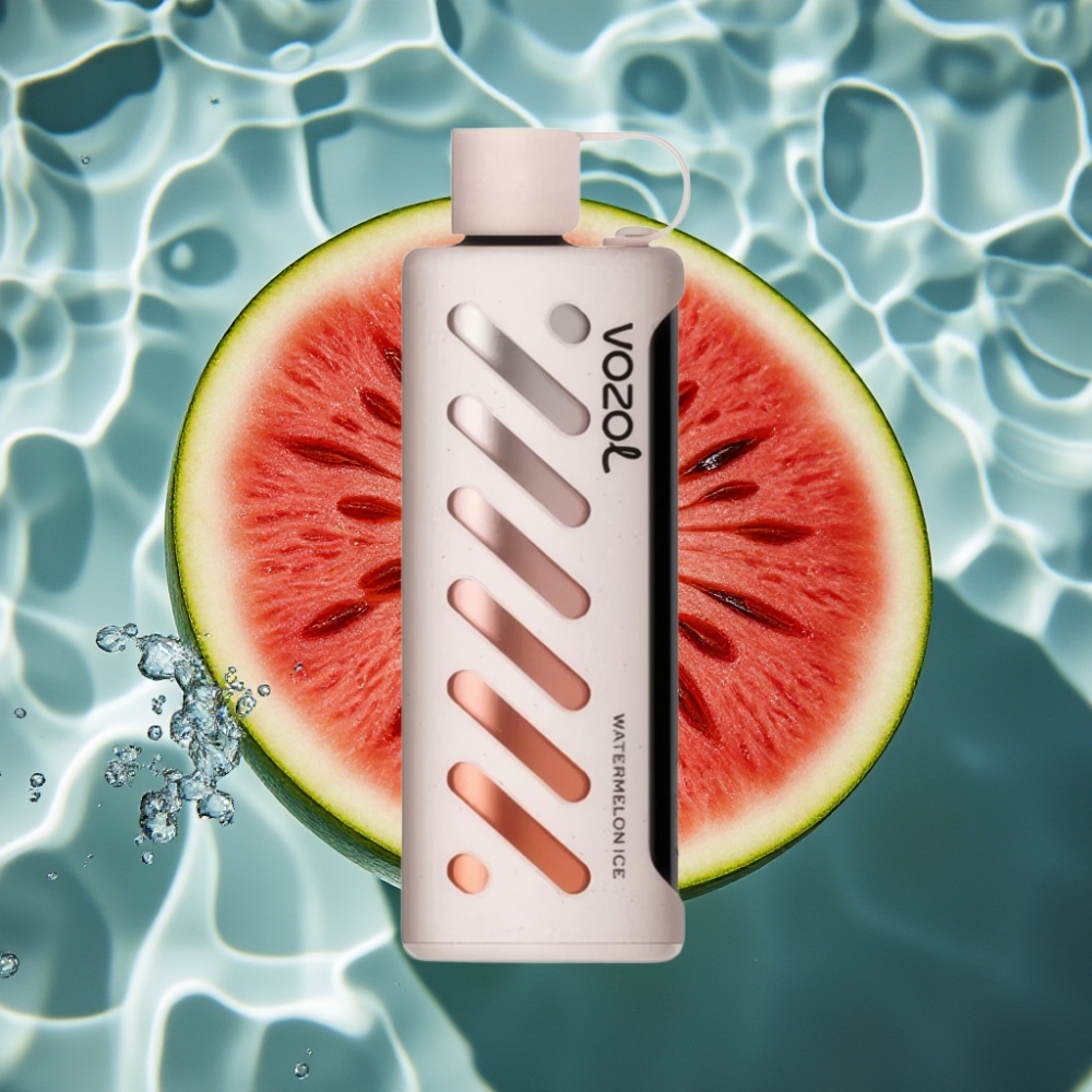 VOZOL Gear Shisha 25000 Puffs Dual Mesh Watermelon Ice Disposable Vape with S.i.L.C Tech