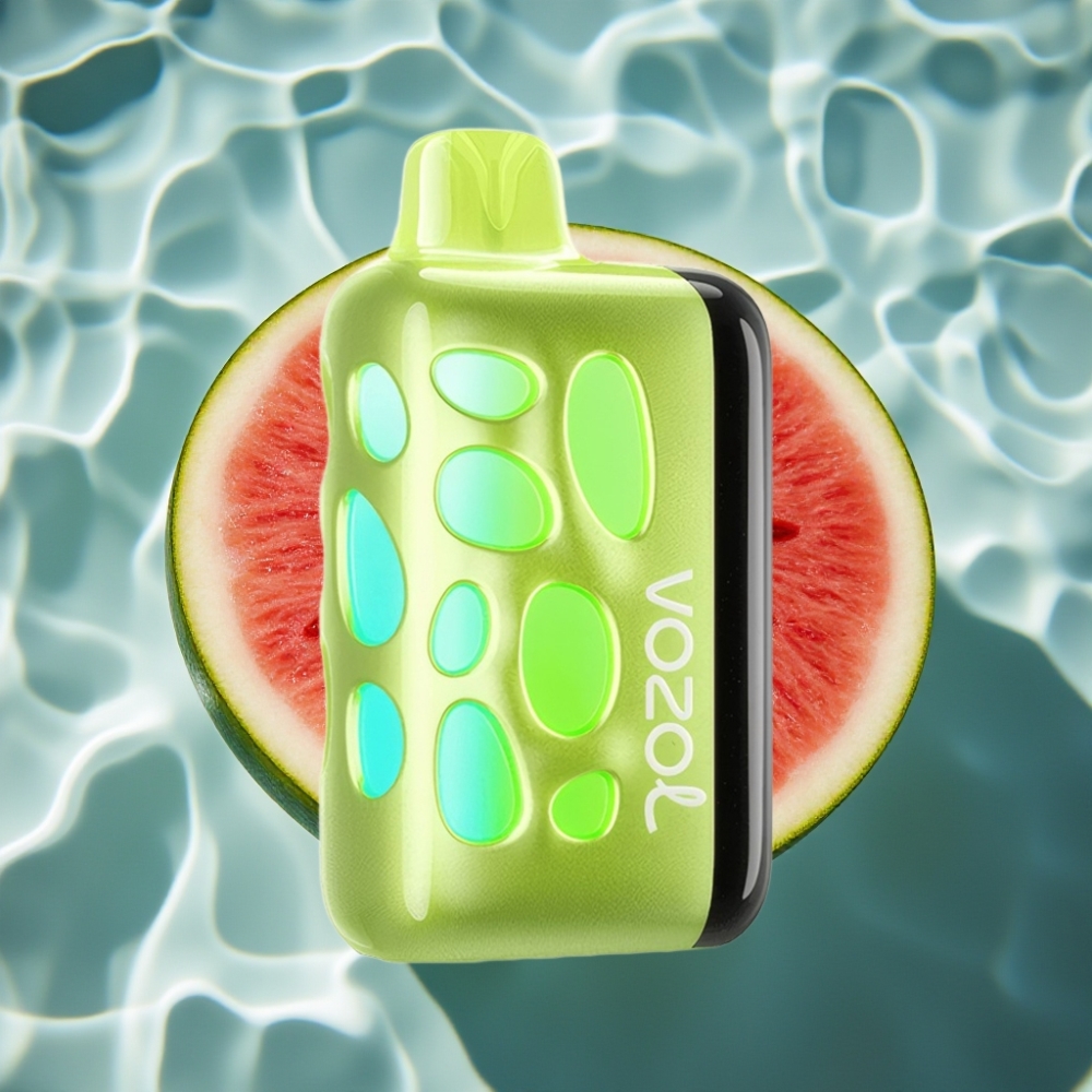 VOZOL RAVE 40000 Disposable Vape Watermelon Bubblegum – 270° Glow, Beat-Synced Party Mode, 1000mAh