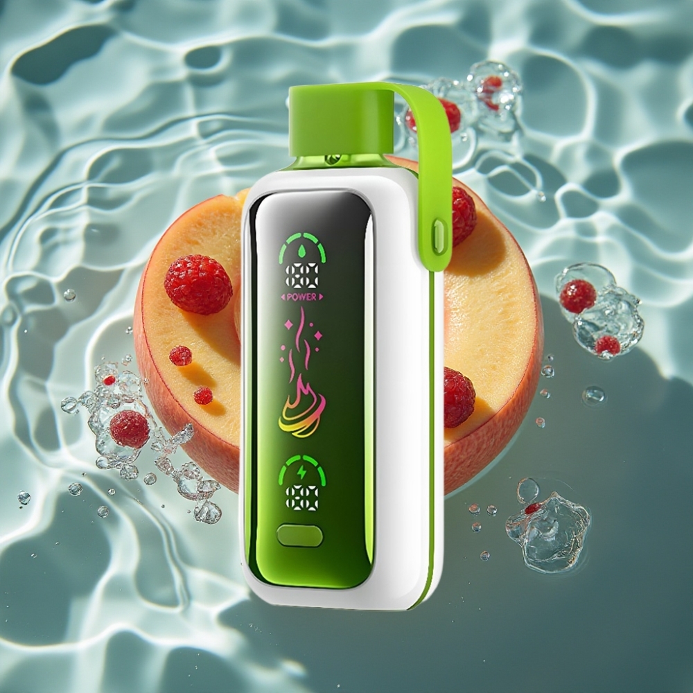 VOZOL Star 20000 Puffs Disposable Vape Double Apple Ice with 2.2" HD Mirror Screen & Dual Mesh