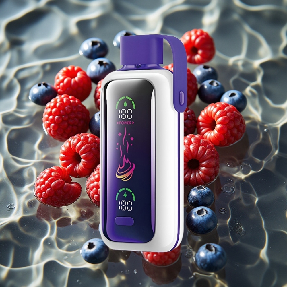 VOZOL Star 20000 Puffs Disposable Vape with 2.2" HD Mirror Screen, Dual Mesh, Mixed Berries Flavor