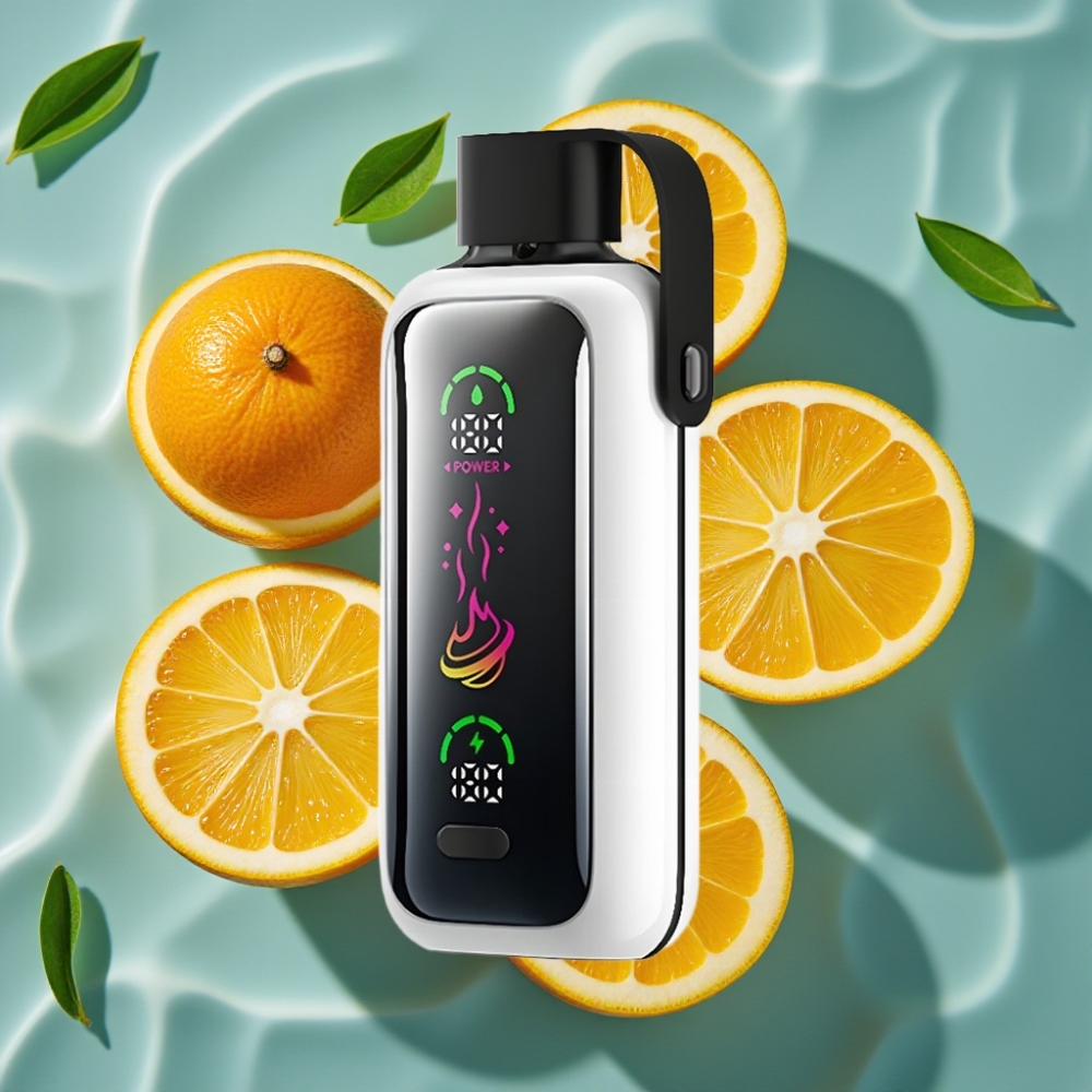 VOZOL Star 20000 Puffs Orange Pineapple Lychee Disposable Vape with 2.2" HD Mirror Screen & Dual Mesh