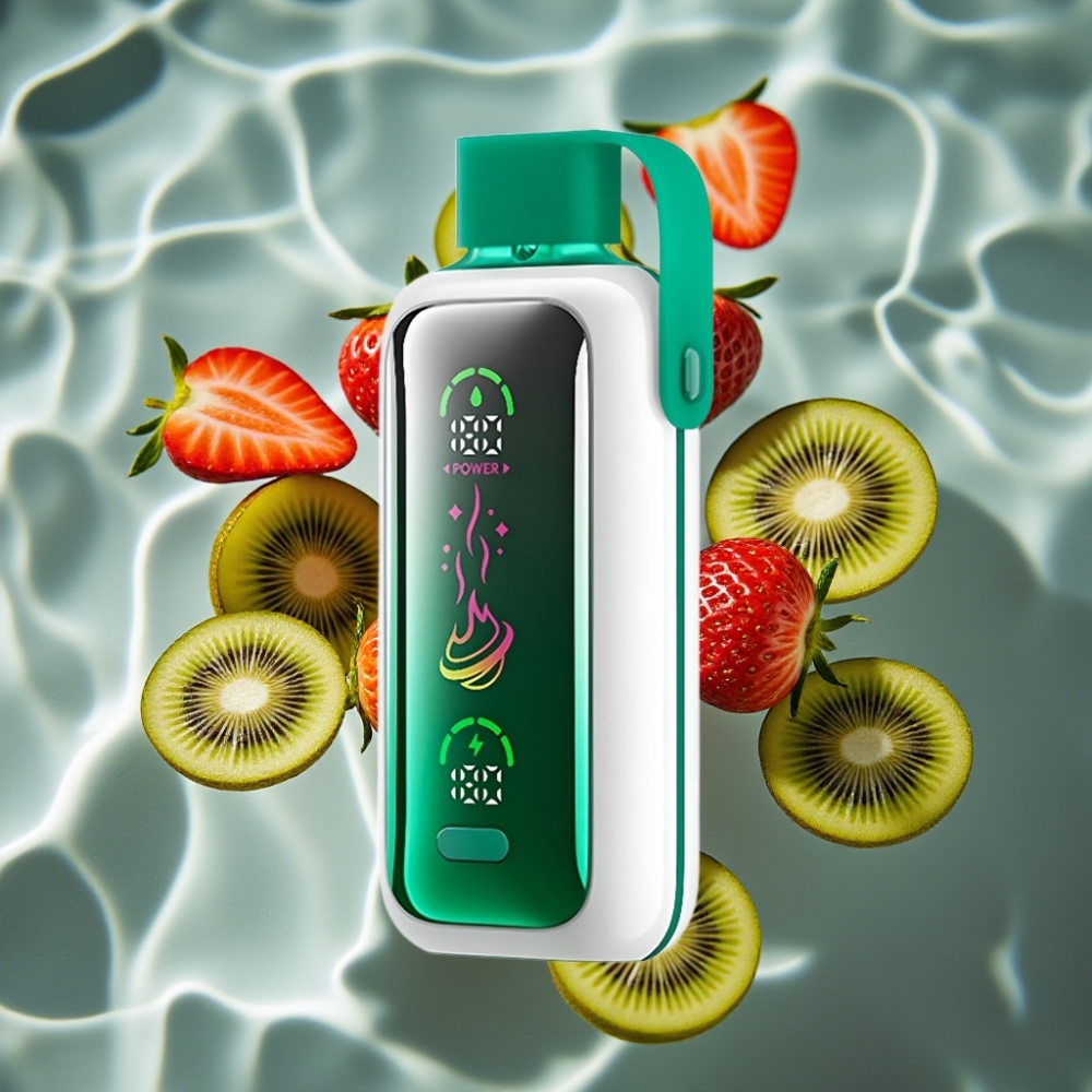 VOZOL Star 20000 Puffs Strawberry Kiwi Disposable Vape with 2.2" HD Screen & Dual Mesh