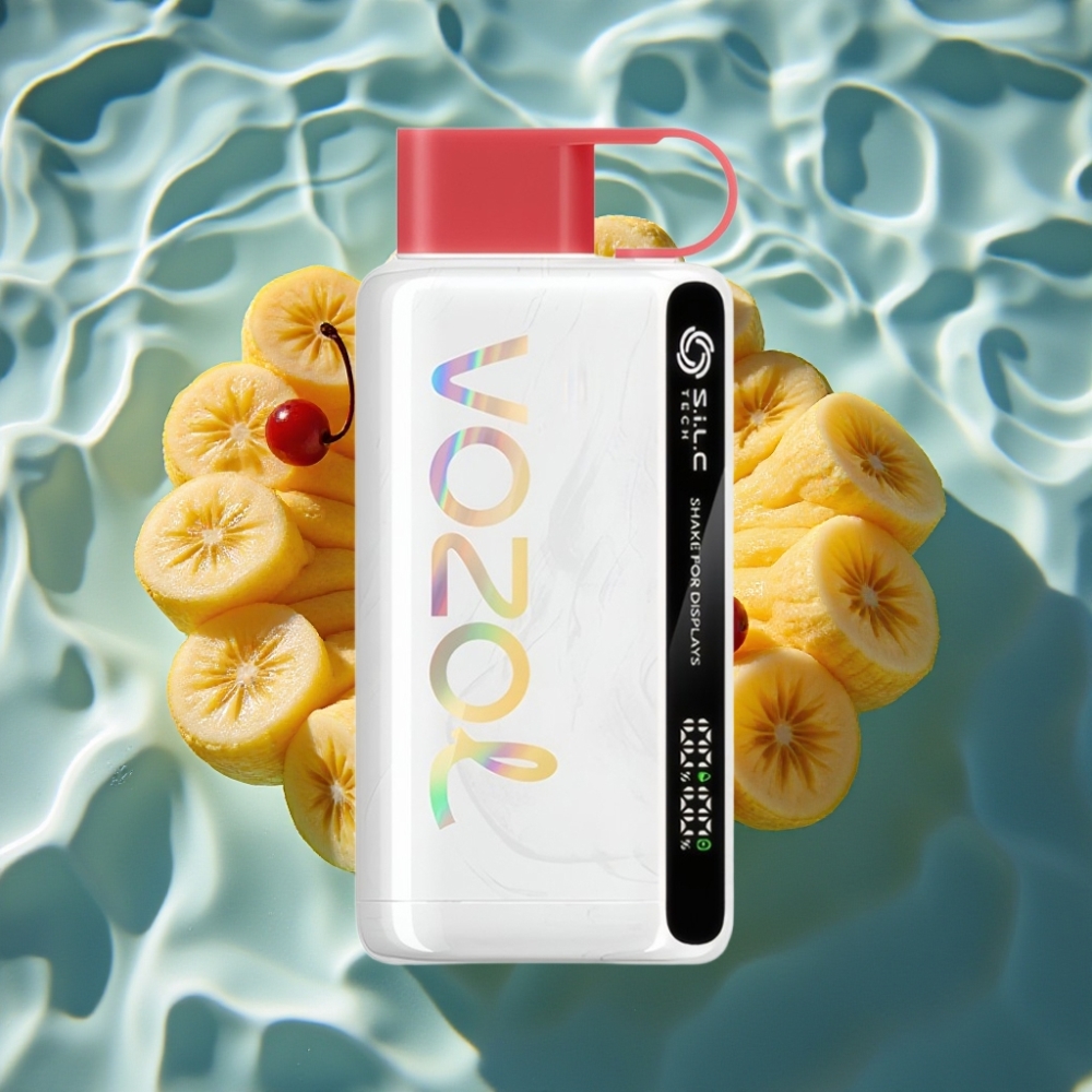 VOZOL STAR 9000/12000 Disposable Vape Dragon Fruit Banana Cherry - 650mAh, 30% Faster Charge, Recycled Plastic, Shake Display