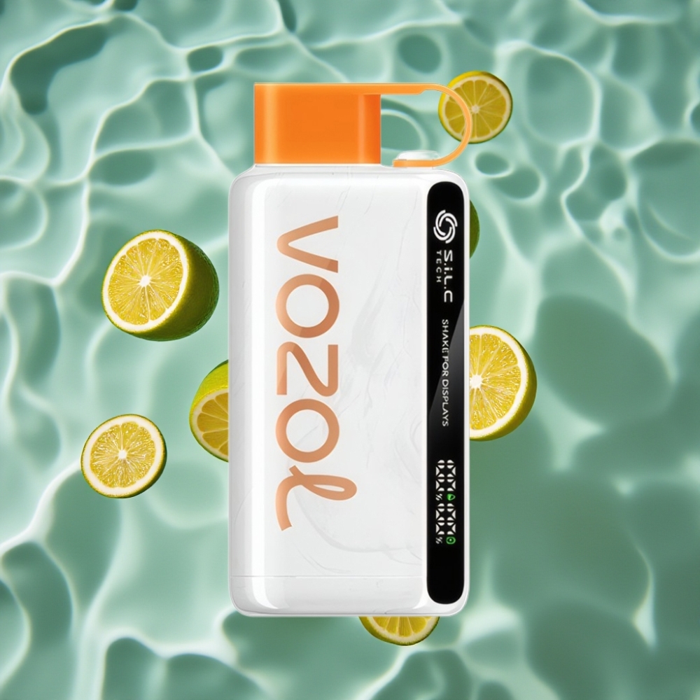 VOZOL STAR 9000/12000 Disposable Vape Lemon Lime - 650mAh, 30% Faster Charge, Recycled Plastic, Shake Display, S.i.L.C TECH