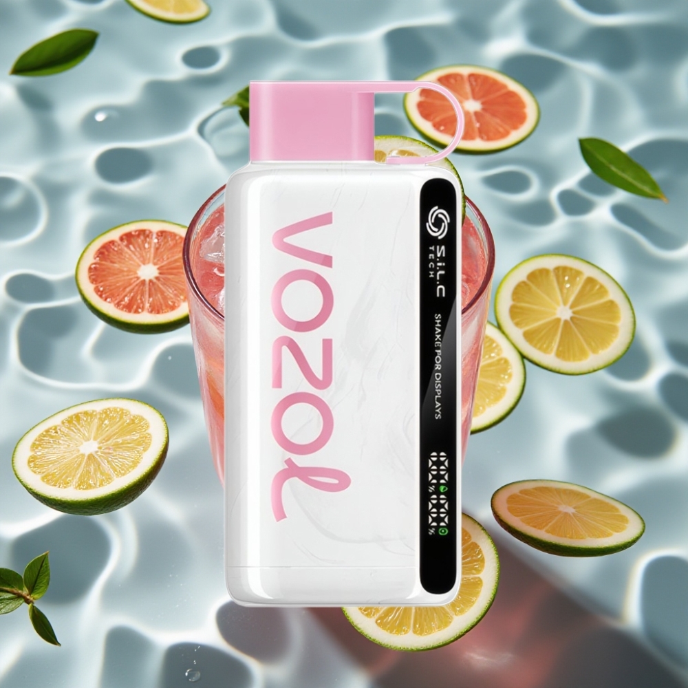 VOZOL STAR 9000/12000 Disposable Vape Pink Lemonade - 650mAh, 30% Faster Charge, Up to 12000 Puffs