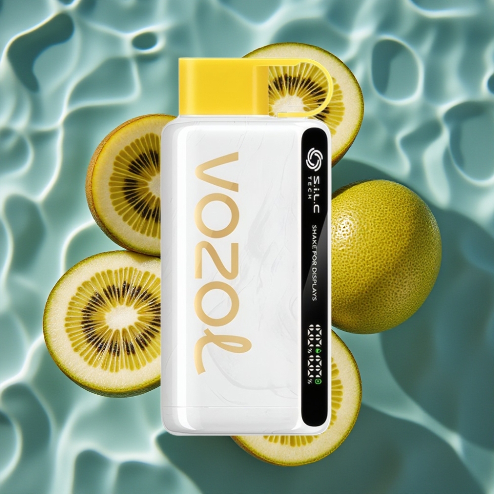 VOZOL STAR 9000/12000 Disposable Vape with 650mAh Battery, 30% Faster Charge, Kiwi Passion Fruit Guava Flavor
