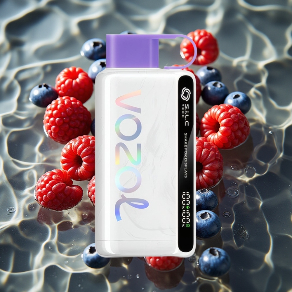 VOZOL STAR 9000/12000 Disposable Vape with Mixed Berries Flavor, 650mAh Battery, 30% Faster Charge, Recycled Plastic, Up to 12000 Puffs