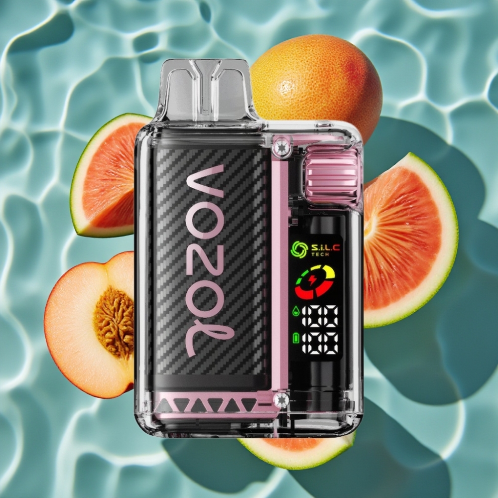 VOZOL Vista 20000 Puffs Peach Mango Watermelon Disposable Vape with 650mAh Battery & 2% Nicotine