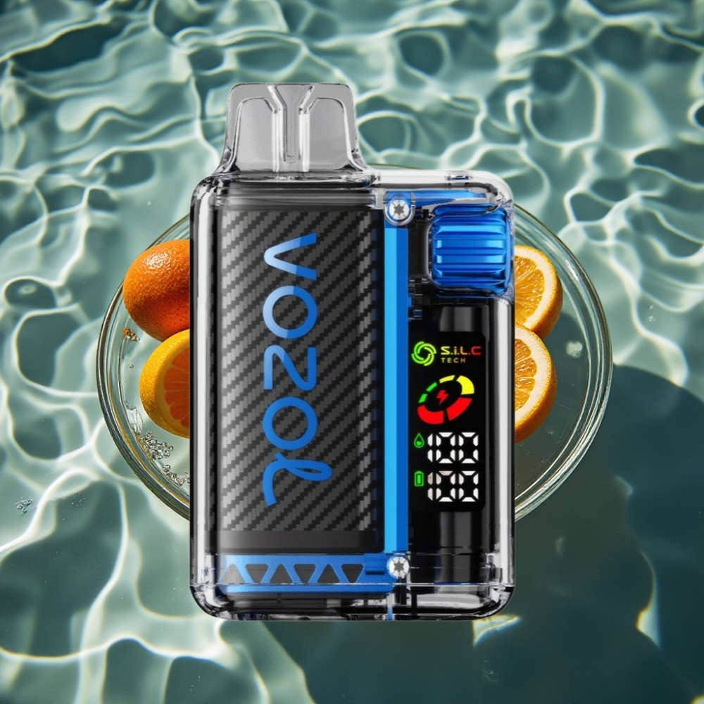 VOZOL Vista 20000 Puffs Rechargeable Disposable Vape with OLED Screen, 650mAh Battery, 2% Nicotine, Vzbull Flavor, S.i.L.C Tech Dual Mesh Coil